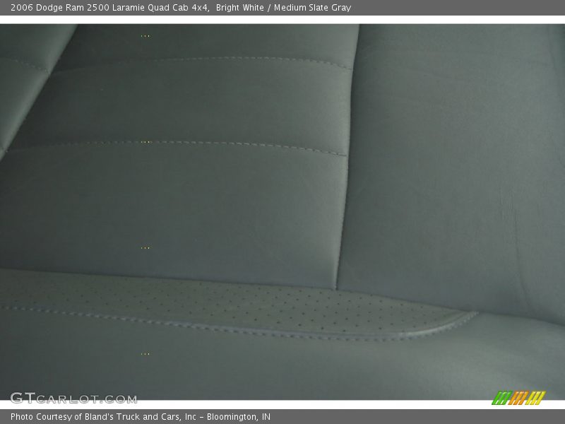 Bright White / Medium Slate Gray 2006 Dodge Ram 2500 Laramie Quad Cab 4x4