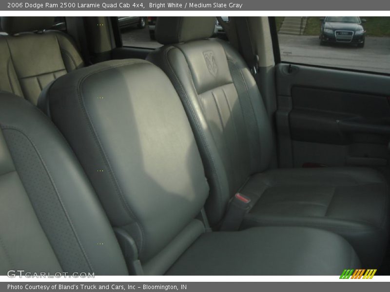 Bright White / Medium Slate Gray 2006 Dodge Ram 2500 Laramie Quad Cab 4x4