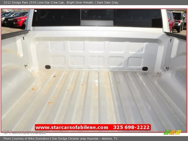 Bright Silver Metallic / Dark Slate Gray 2012 Dodge Ram 1500 Lone Star Crew Cab