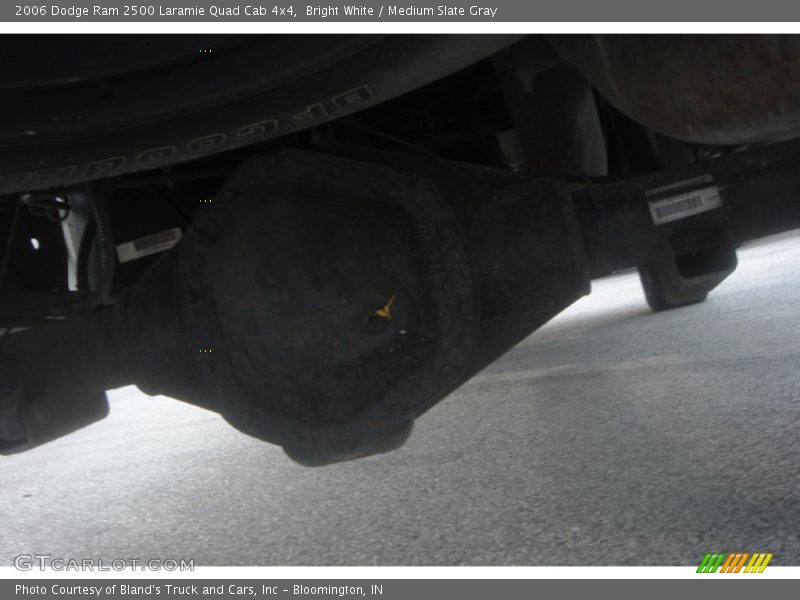 Bright White / Medium Slate Gray 2006 Dodge Ram 2500 Laramie Quad Cab 4x4
