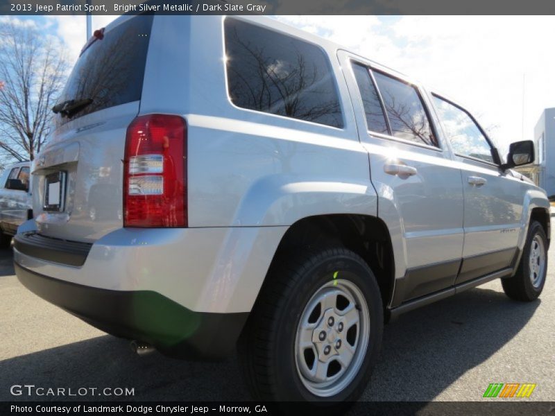 Bright Silver Metallic / Dark Slate Gray 2013 Jeep Patriot Sport