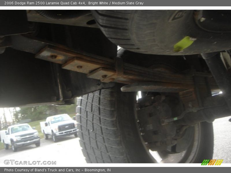 Bright White / Medium Slate Gray 2006 Dodge Ram 2500 Laramie Quad Cab 4x4
