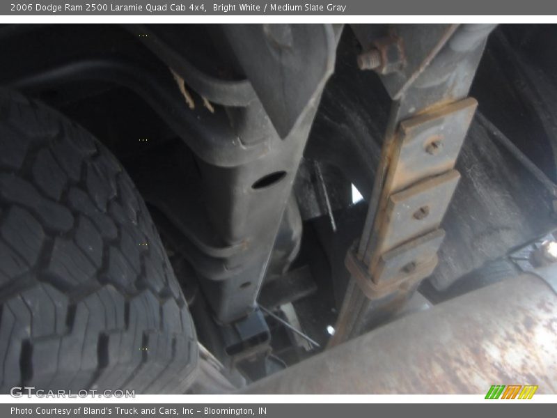 Bright White / Medium Slate Gray 2006 Dodge Ram 2500 Laramie Quad Cab 4x4