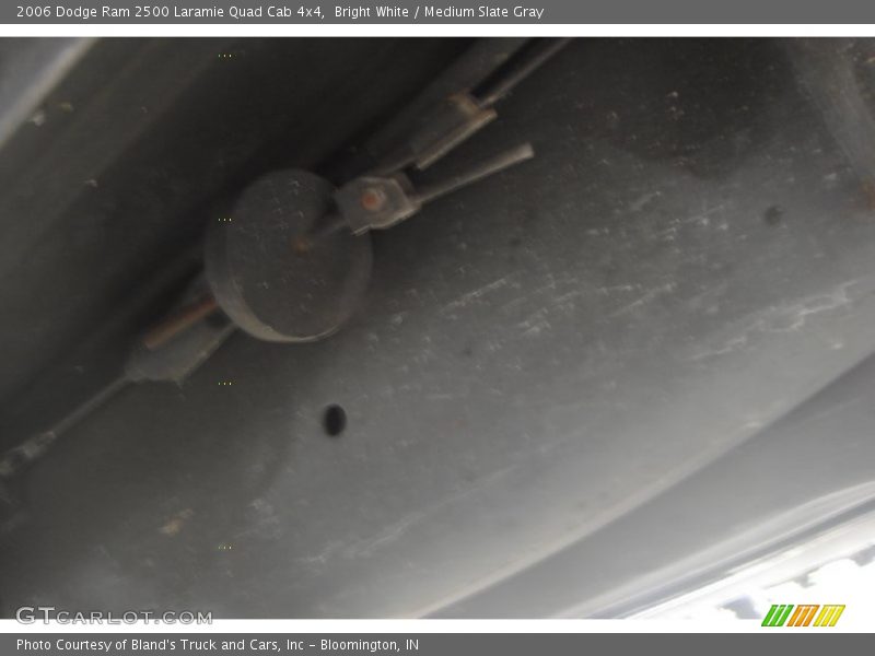 Bright White / Medium Slate Gray 2006 Dodge Ram 2500 Laramie Quad Cab 4x4