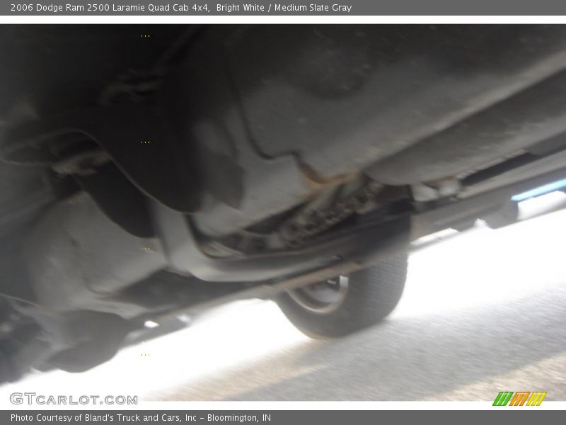 Bright White / Medium Slate Gray 2006 Dodge Ram 2500 Laramie Quad Cab 4x4