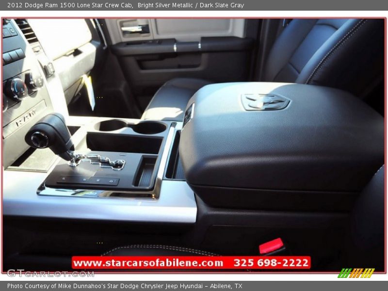 Bright Silver Metallic / Dark Slate Gray 2012 Dodge Ram 1500 Lone Star Crew Cab