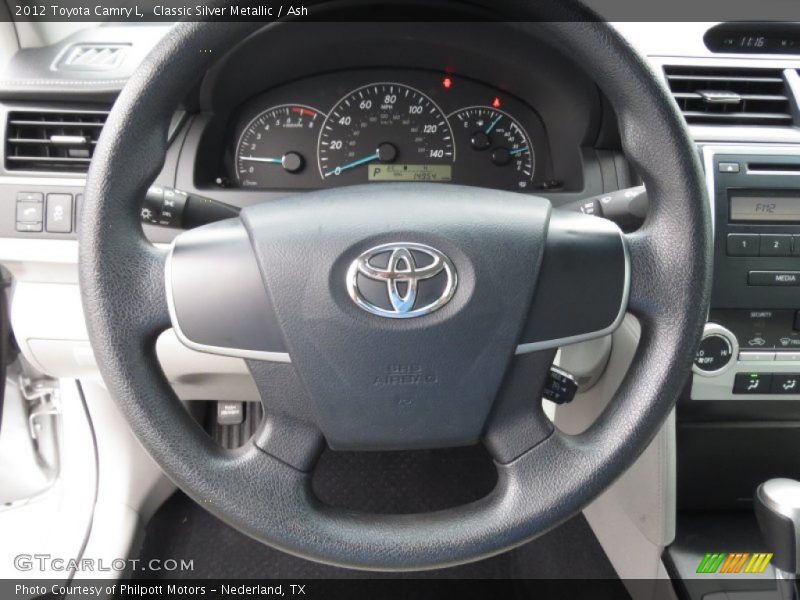 Classic Silver Metallic / Ash 2012 Toyota Camry L