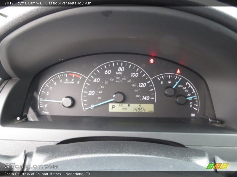 Classic Silver Metallic / Ash 2012 Toyota Camry L