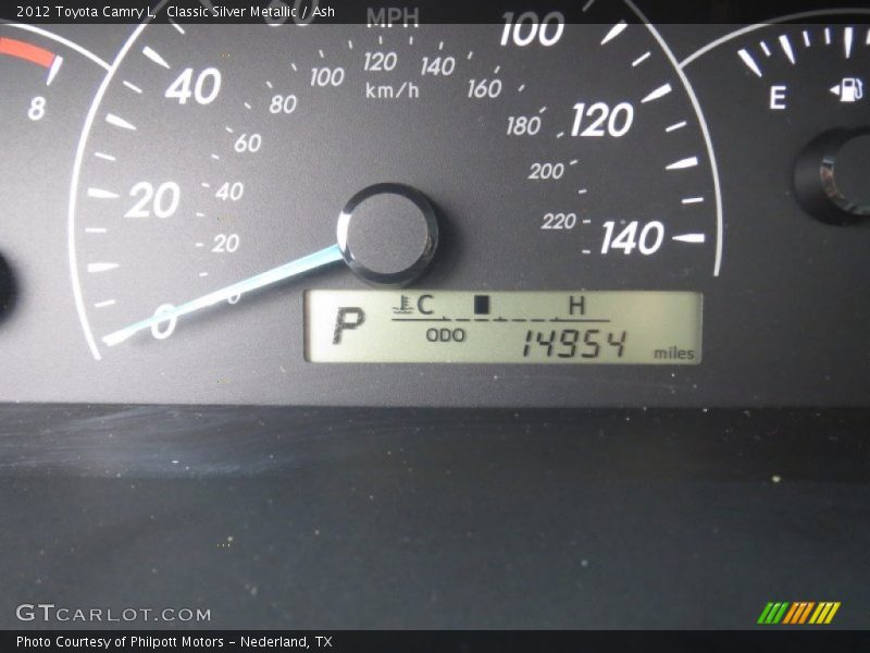 Classic Silver Metallic / Ash 2012 Toyota Camry L