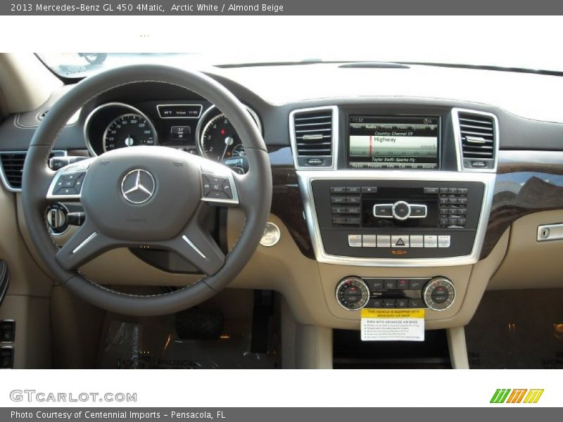 Arctic White / Almond Beige 2013 Mercedes-Benz GL 450 4Matic