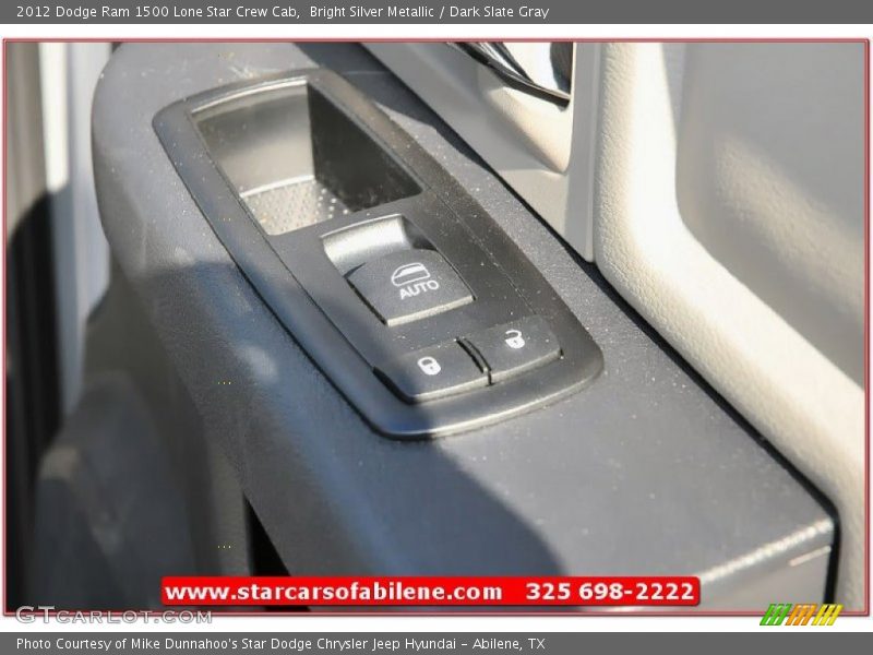 Bright Silver Metallic / Dark Slate Gray 2012 Dodge Ram 1500 Lone Star Crew Cab