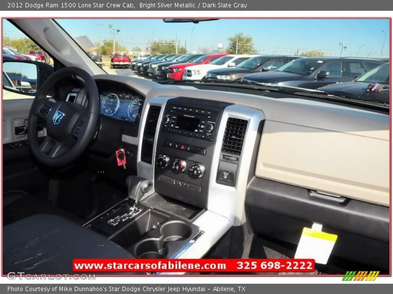 Bright Silver Metallic / Dark Slate Gray 2012 Dodge Ram 1500 Lone Star Crew Cab