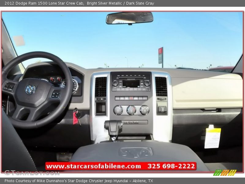 Bright Silver Metallic / Dark Slate Gray 2012 Dodge Ram 1500 Lone Star Crew Cab