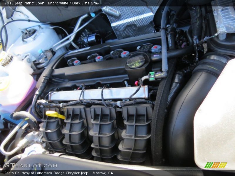 Bright White / Dark Slate Gray 2013 Jeep Patriot Sport
