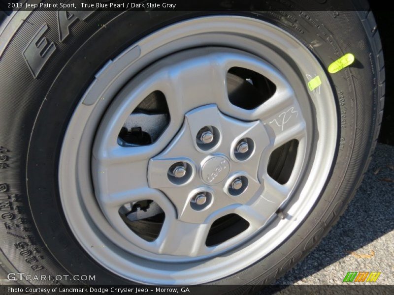 True Blue Pearl / Dark Slate Gray 2013 Jeep Patriot Sport