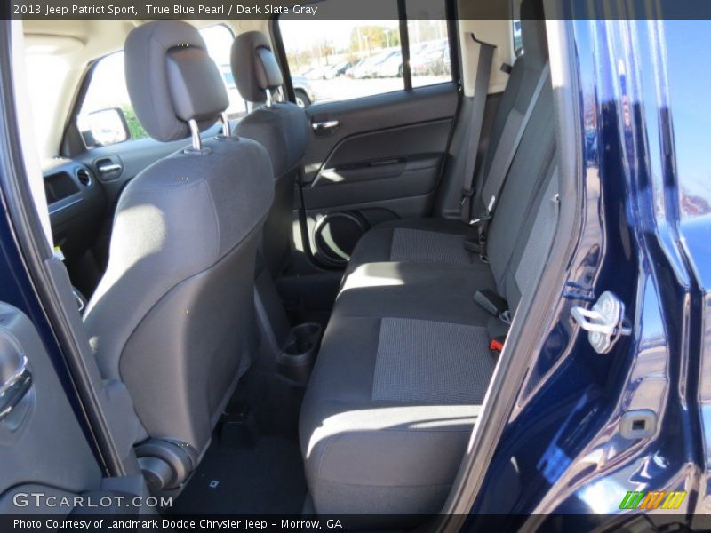 True Blue Pearl / Dark Slate Gray 2013 Jeep Patriot Sport
