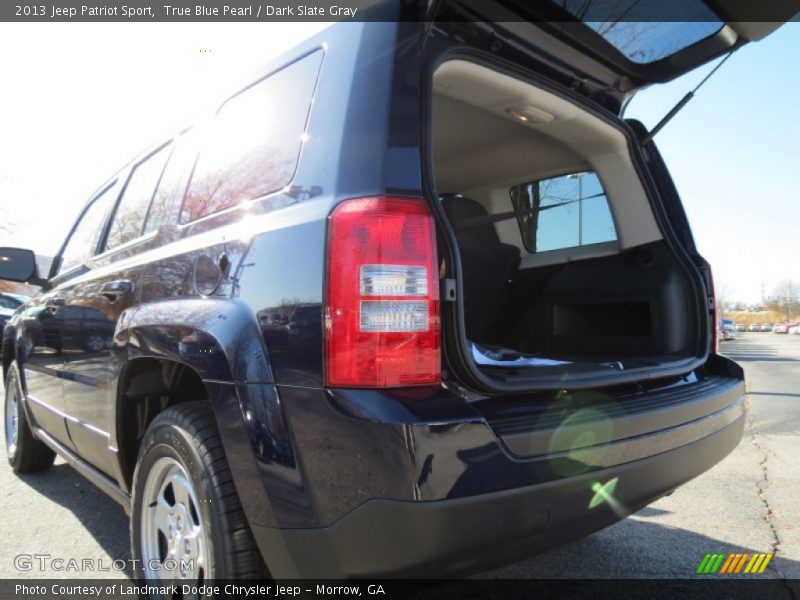 True Blue Pearl / Dark Slate Gray 2013 Jeep Patriot Sport