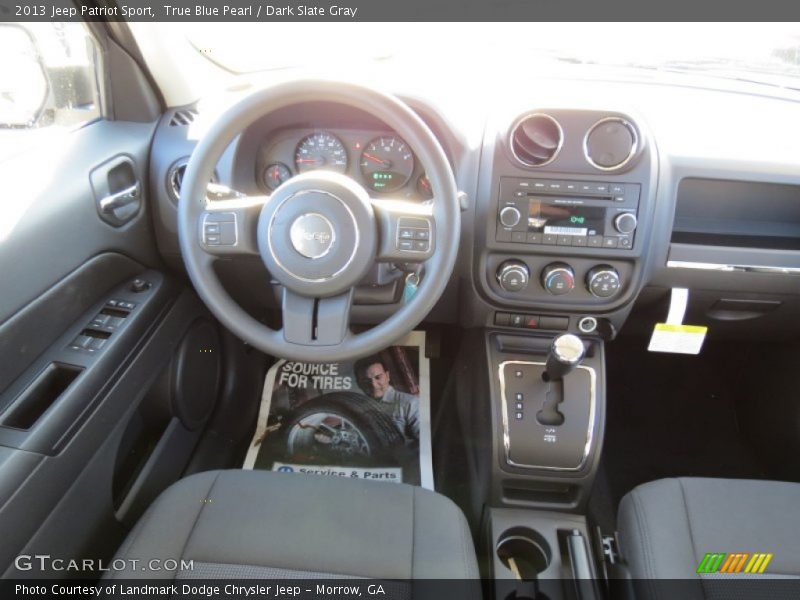 True Blue Pearl / Dark Slate Gray 2013 Jeep Patriot Sport