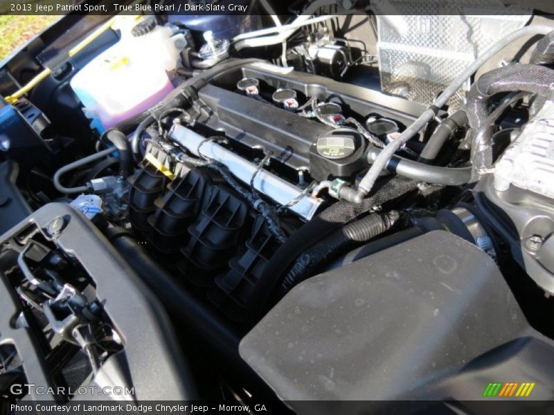 True Blue Pearl / Dark Slate Gray 2013 Jeep Patriot Sport