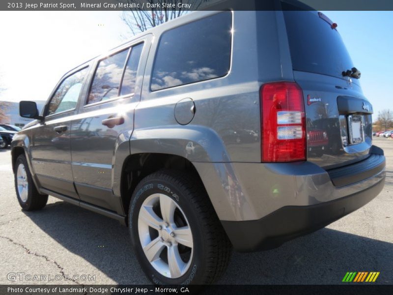 Mineral Gray Metallic / Dark Slate Gray 2013 Jeep Patriot Sport