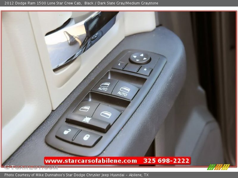Black / Dark Slate Gray/Medium Graystone 2012 Dodge Ram 1500 Lone Star Crew Cab