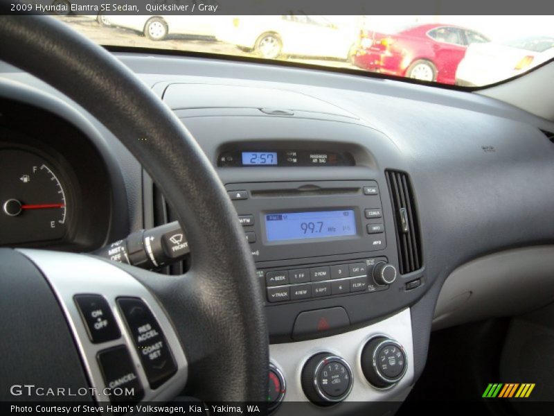 Quicksilver / Gray 2009 Hyundai Elantra SE Sedan