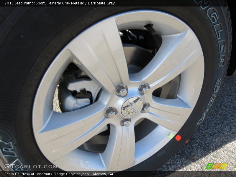 Mineral Gray Metallic / Dark Slate Gray 2013 Jeep Patriot Sport