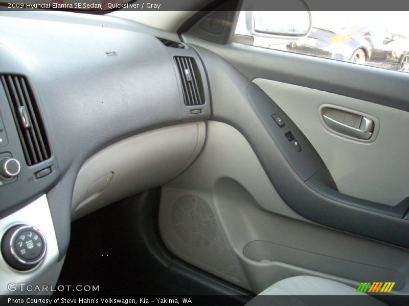 Quicksilver / Gray 2009 Hyundai Elantra SE Sedan
