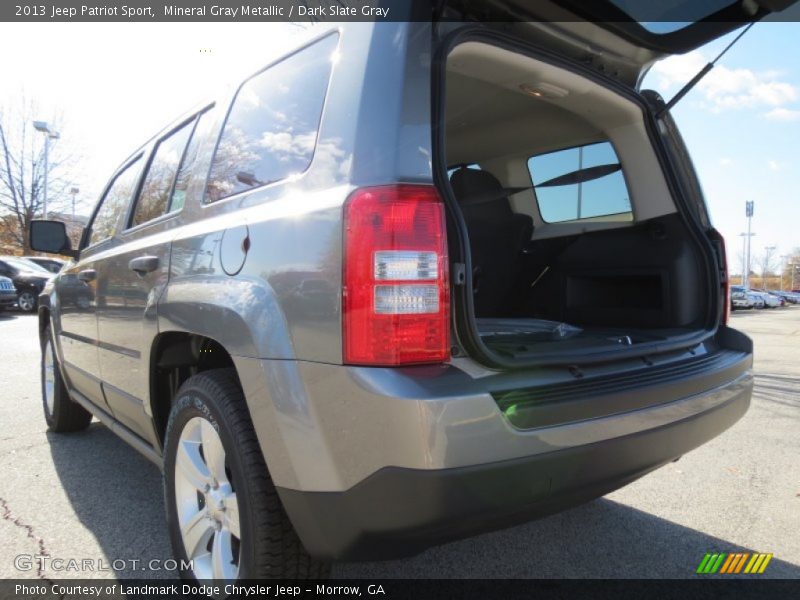 Mineral Gray Metallic / Dark Slate Gray 2013 Jeep Patriot Sport