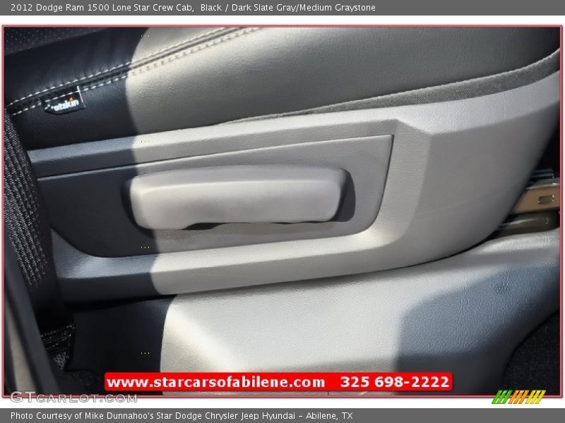 Black / Dark Slate Gray/Medium Graystone 2012 Dodge Ram 1500 Lone Star Crew Cab