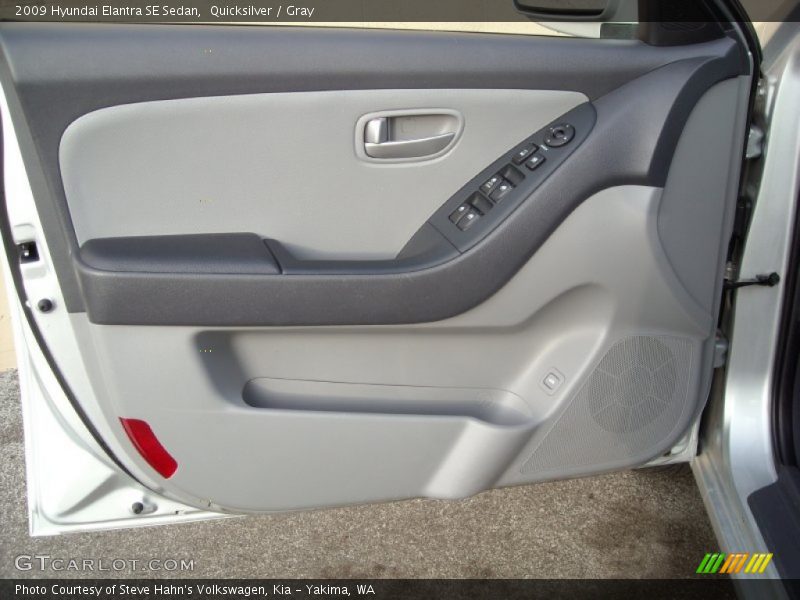 Quicksilver / Gray 2009 Hyundai Elantra SE Sedan