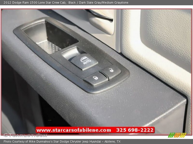 Black / Dark Slate Gray/Medium Graystone 2012 Dodge Ram 1500 Lone Star Crew Cab