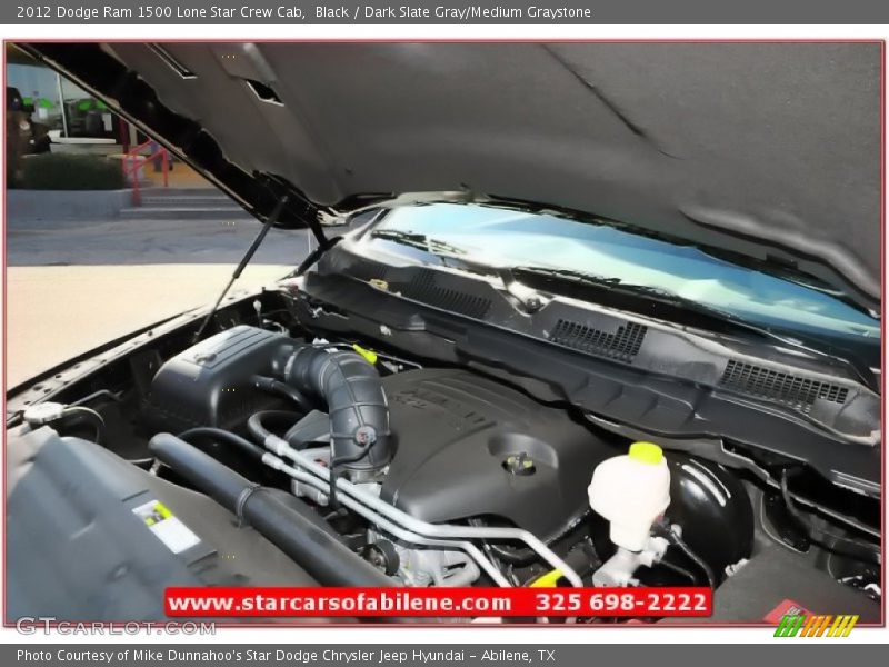 Black / Dark Slate Gray/Medium Graystone 2012 Dodge Ram 1500 Lone Star Crew Cab