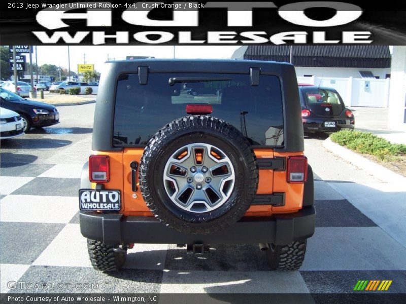 Crush Orange / Black 2013 Jeep Wrangler Unlimited Rubicon 4x4