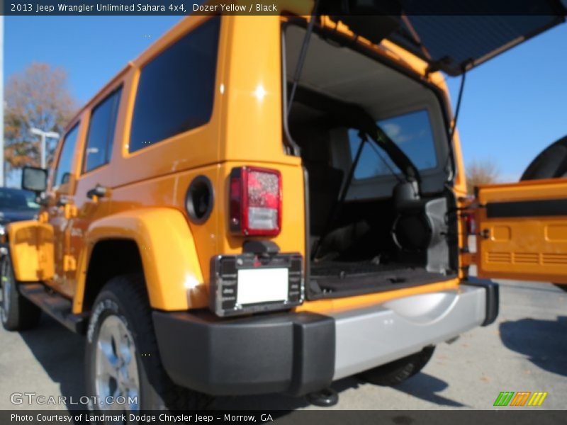 Dozer Yellow / Black 2013 Jeep Wrangler Unlimited Sahara 4x4