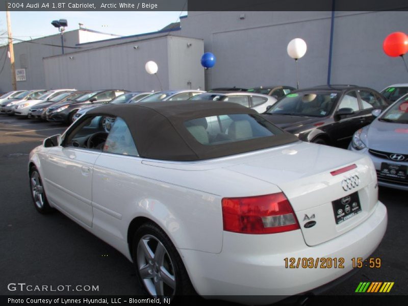 Arctic White / Beige 2004 Audi A4 1.8T Cabriolet