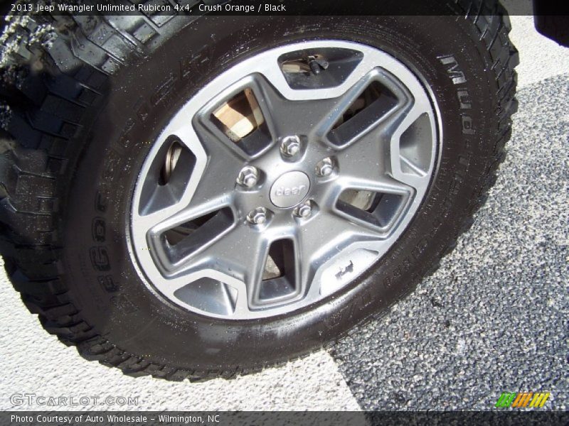 Crush Orange / Black 2013 Jeep Wrangler Unlimited Rubicon 4x4