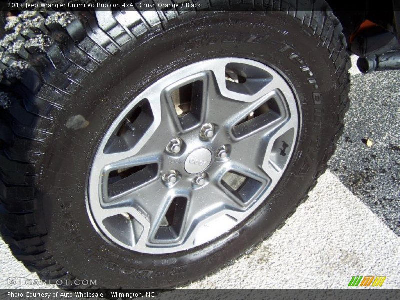 Crush Orange / Black 2013 Jeep Wrangler Unlimited Rubicon 4x4