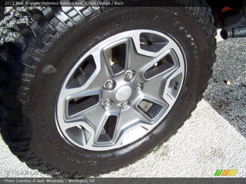 Crush Orange / Black 2013 Jeep Wrangler Unlimited Rubicon 4x4