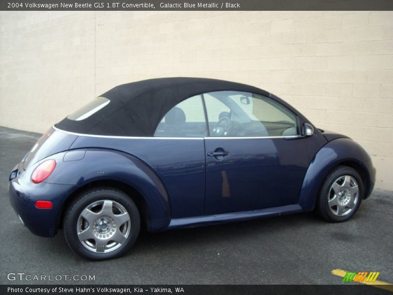 Galactic Blue Metallic / Black 2004 Volkswagen New Beetle GLS 1.8T Convertible