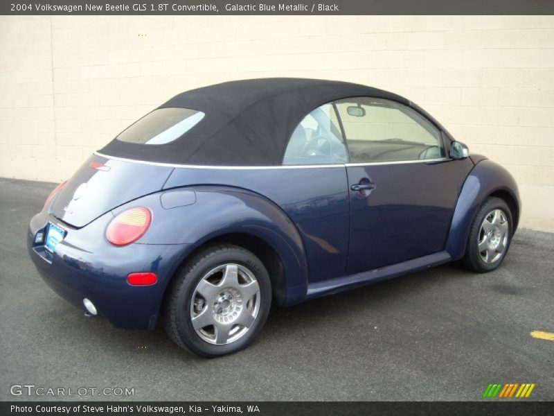 Galactic Blue Metallic / Black 2004 Volkswagen New Beetle GLS 1.8T Convertible