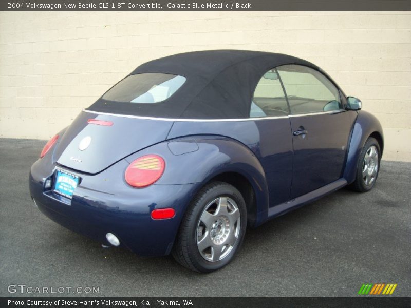 Galactic Blue Metallic / Black 2004 Volkswagen New Beetle GLS 1.8T Convertible