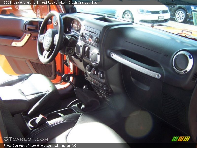 Crush Orange / Black 2013 Jeep Wrangler Unlimited Rubicon 4x4