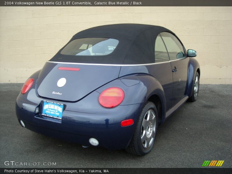 Galactic Blue Metallic / Black 2004 Volkswagen New Beetle GLS 1.8T Convertible