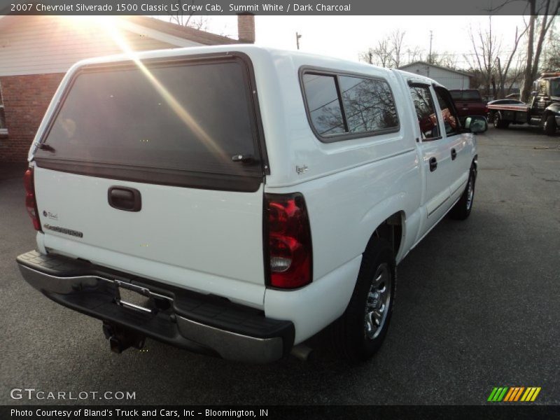 Summit White / Dark Charcoal 2007 Chevrolet Silverado 1500 Classic LS Crew Cab