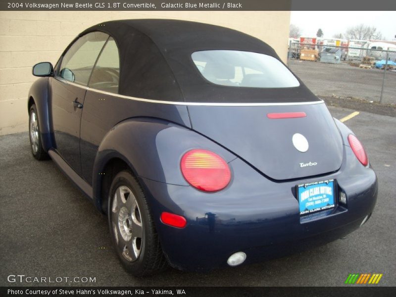Galactic Blue Metallic / Black 2004 Volkswagen New Beetle GLS 1.8T Convertible