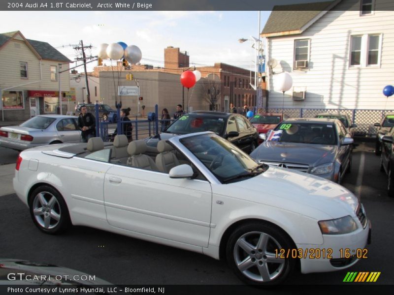 Arctic White / Beige 2004 Audi A4 1.8T Cabriolet