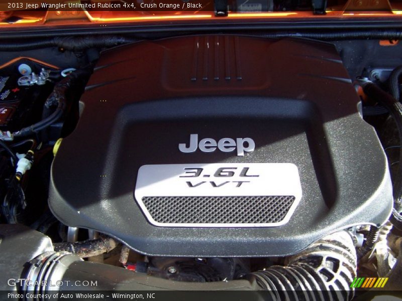 Crush Orange / Black 2013 Jeep Wrangler Unlimited Rubicon 4x4