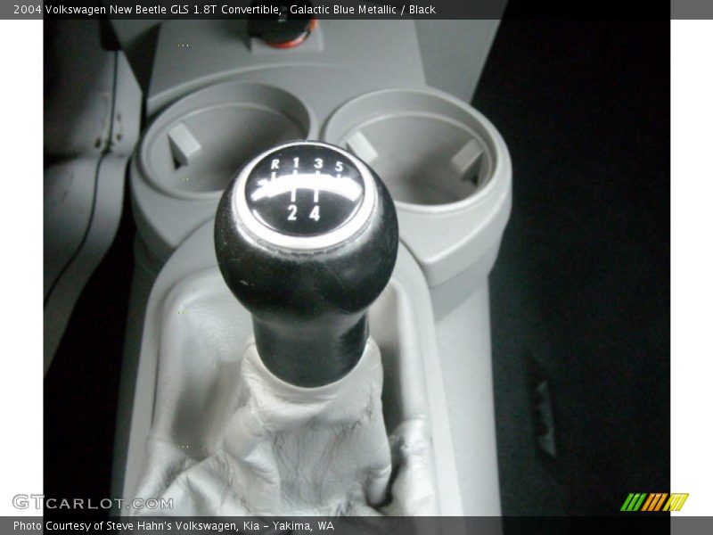 Galactic Blue Metallic / Black 2004 Volkswagen New Beetle GLS 1.8T Convertible