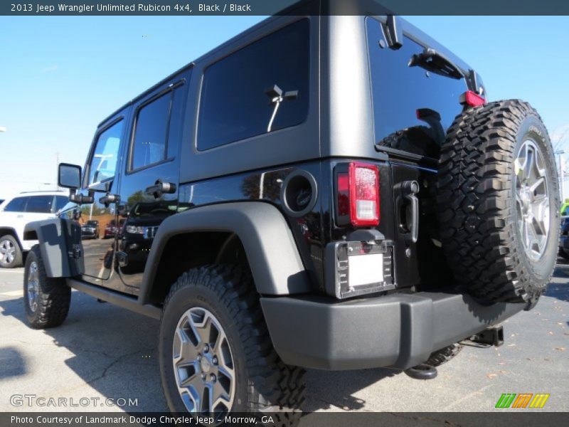 Black / Black 2013 Jeep Wrangler Unlimited Rubicon 4x4